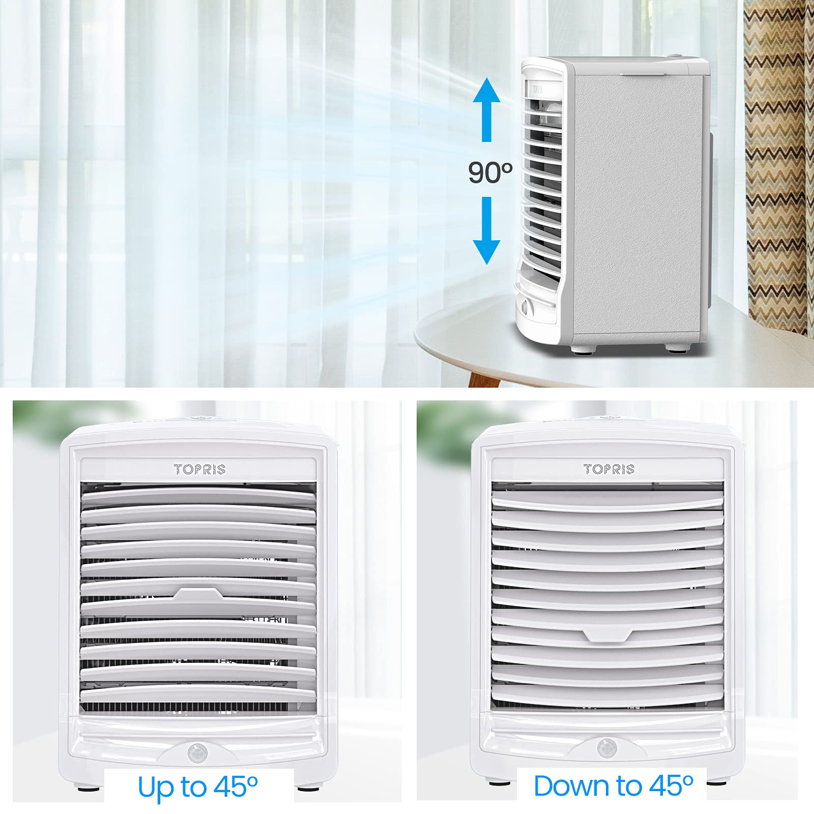 Buy Portable Air Conditioner Cooling Fan Mini Rechargeable Personal Air