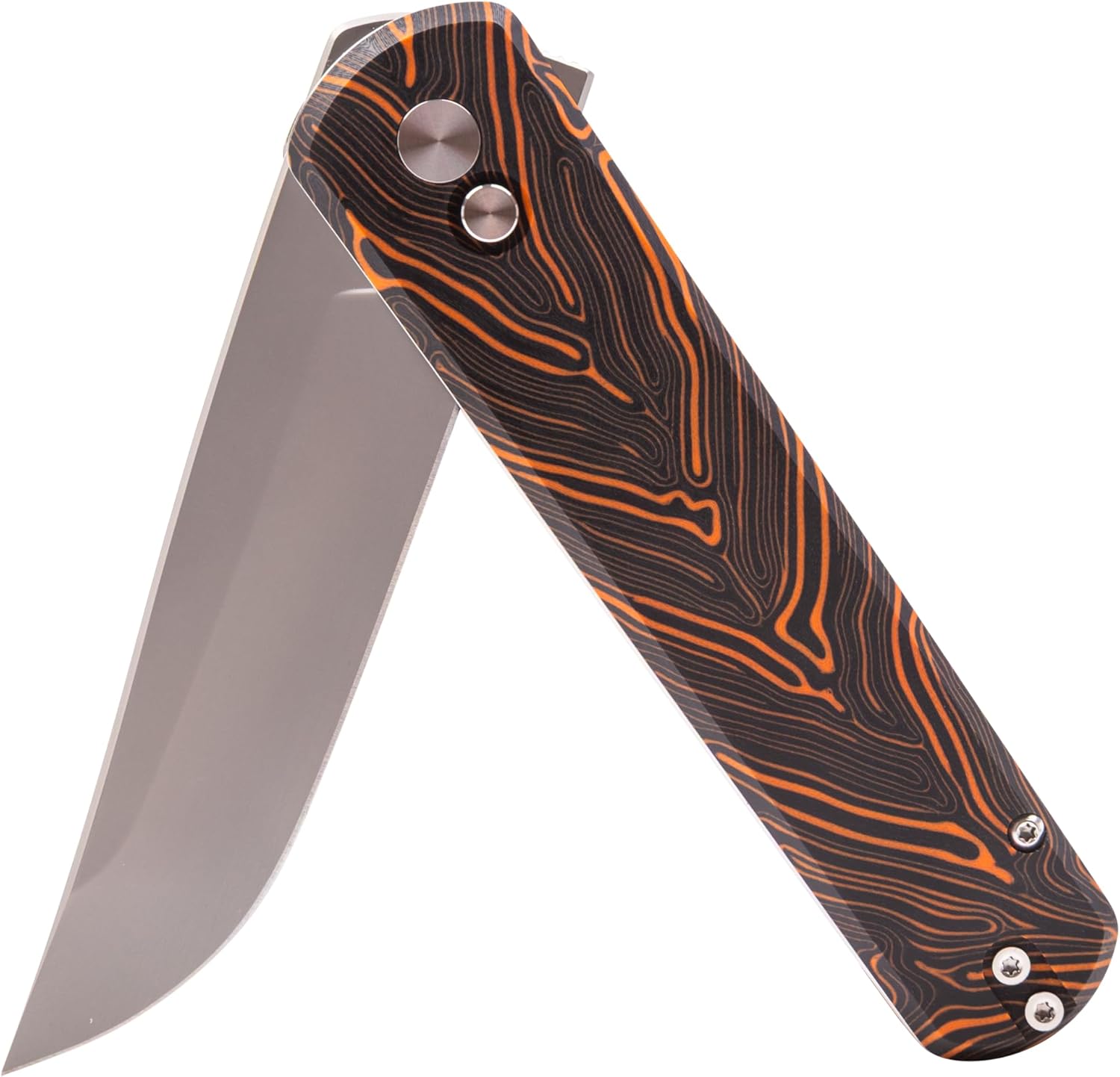 BPSKNIVES Skua - Folding Knife - Nitro-V Stainless Steel Blade with G-Mascus Handle - EDC Knife with Pocket Clip for Men - Sharp EDC Knife