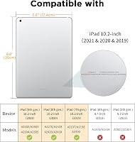 EasyAcc iPad 10.2" Billentyűzetes Tok QWERTZ Német Billentyűzettel, 7-9. Generáció 2