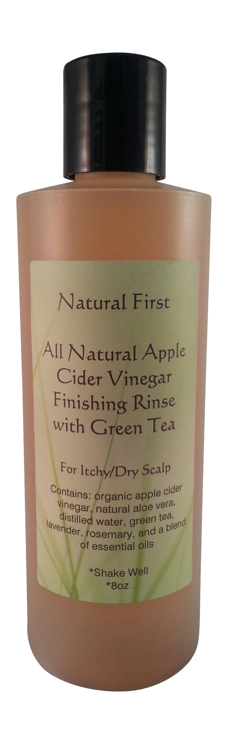 Organic Apple Cider Vinegar Finishing Rinse w/Green Tea for Itchy/Dry Scalp 8oz