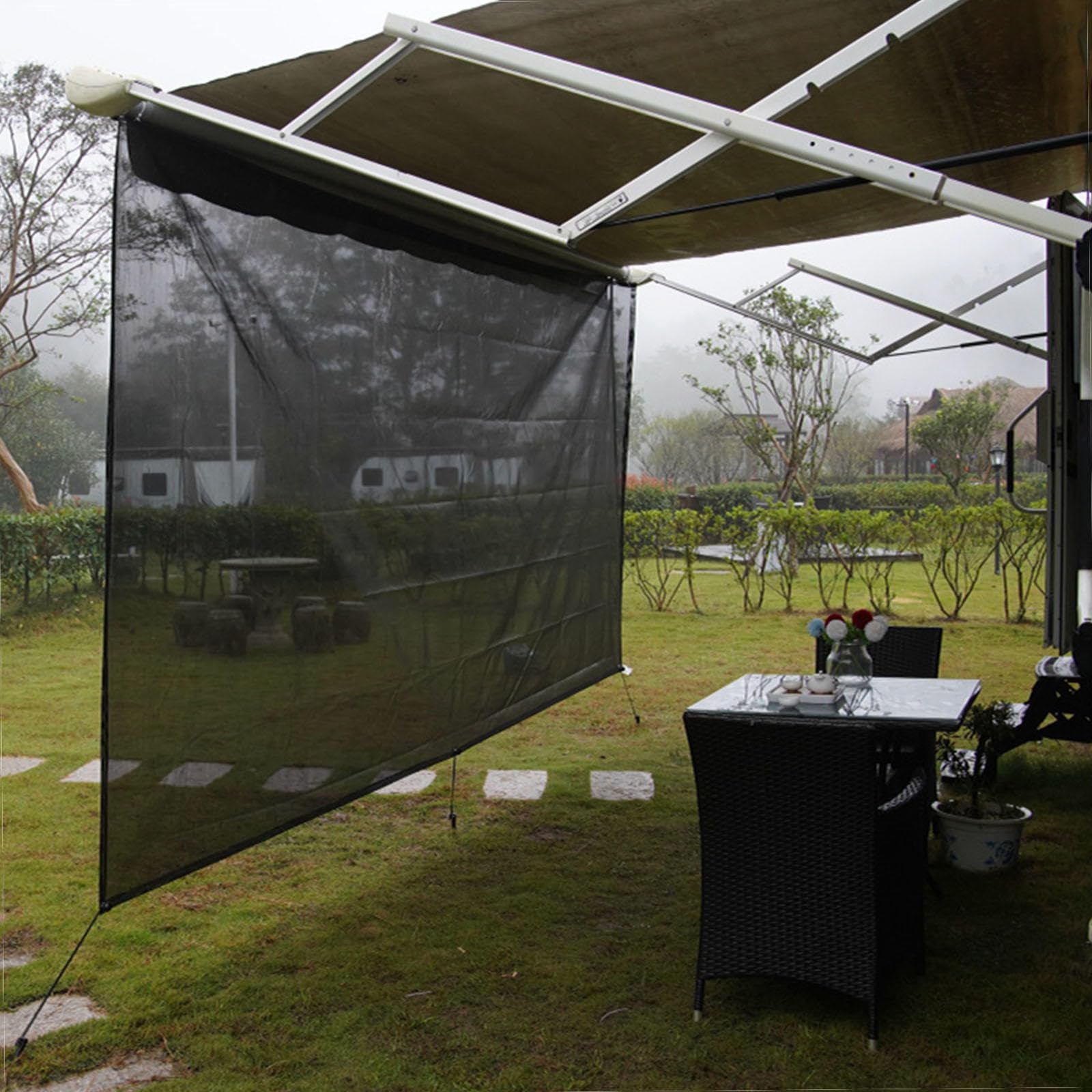 Red e negra de 3 x 4 m, 3 x 6 m, 3 x 9 m, para invernadero, 70 % de protección UV, fácil de instalar, con ojales, perfecta para cubrir el sol y las plantas