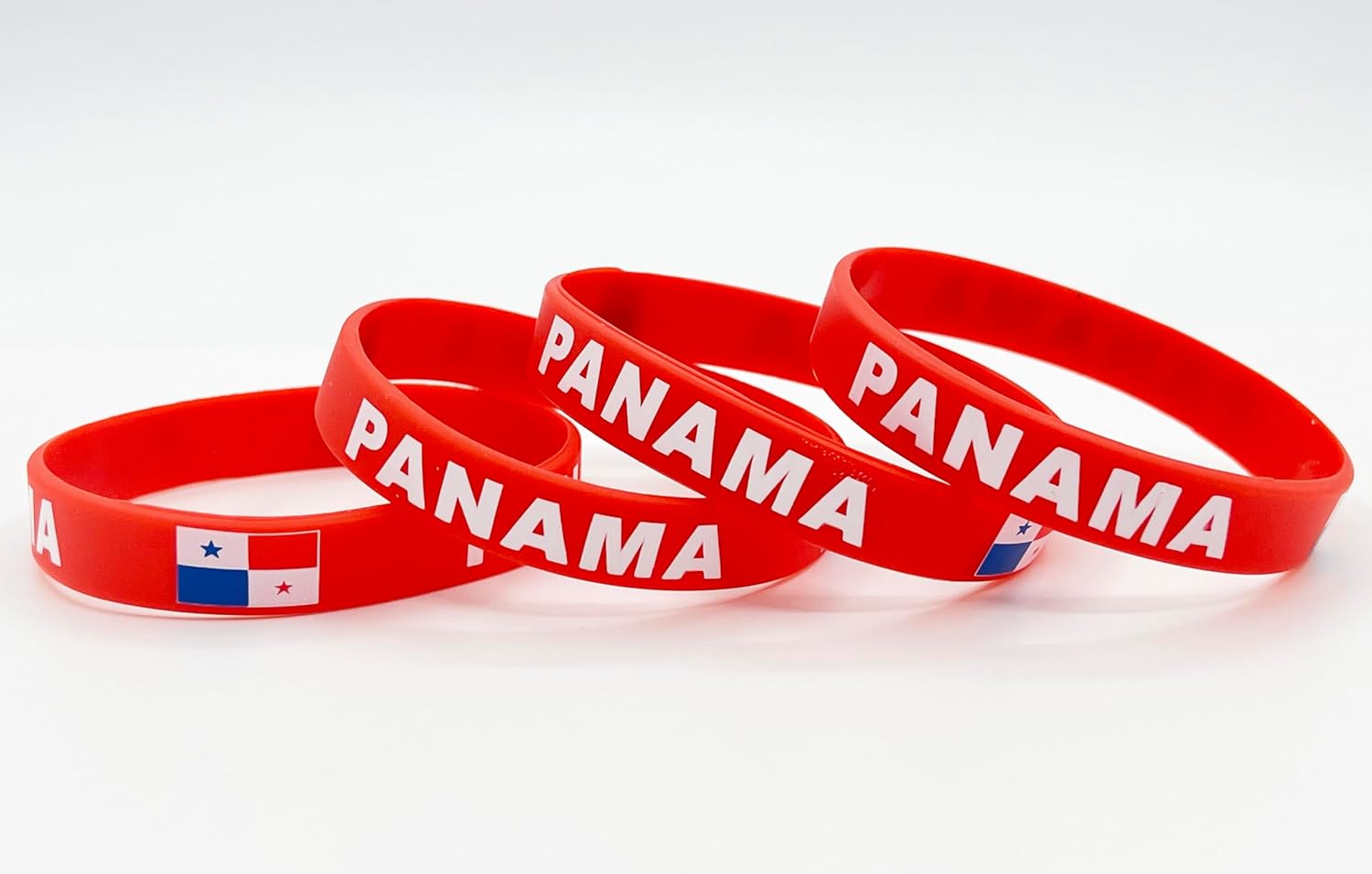 4 Pcs Panama Panamanian Country Flag Rubber Bracelets, National Flag Silicone Bracelet, Rubber Wristbands Patriotic Decorations Gift - Image 5
