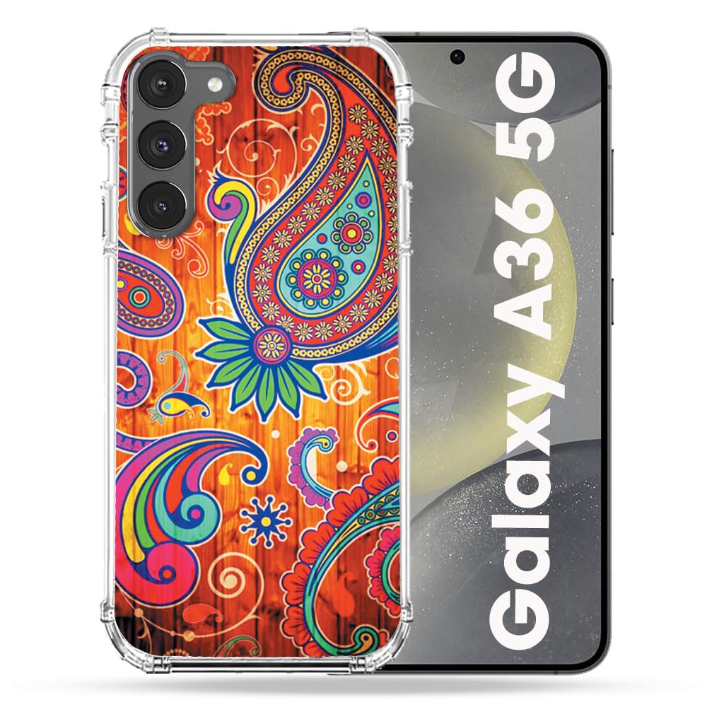 Coque Samsung Galaxy A36 5G Cokitec Renforcée Fleur Psychedelic