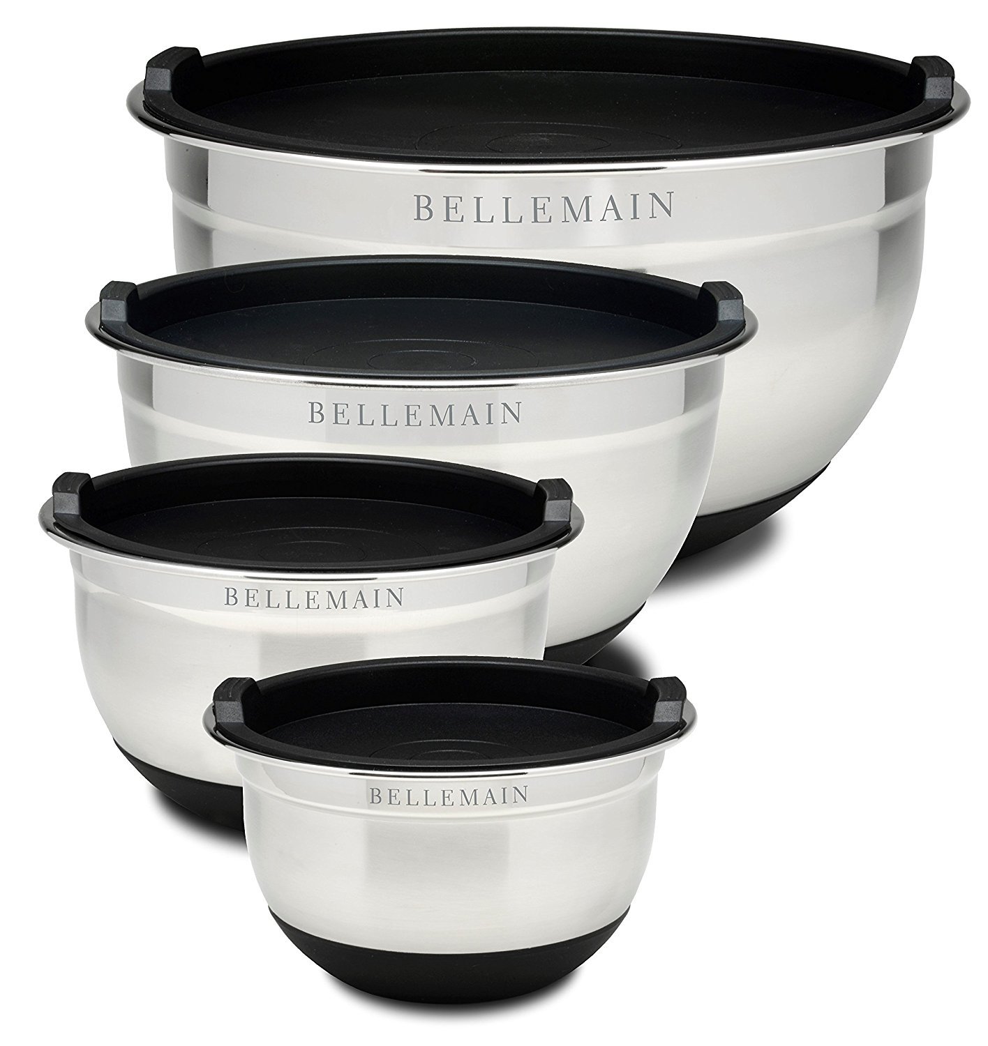Bellemain Stainless Steel Non-Slip Mixing Bowls