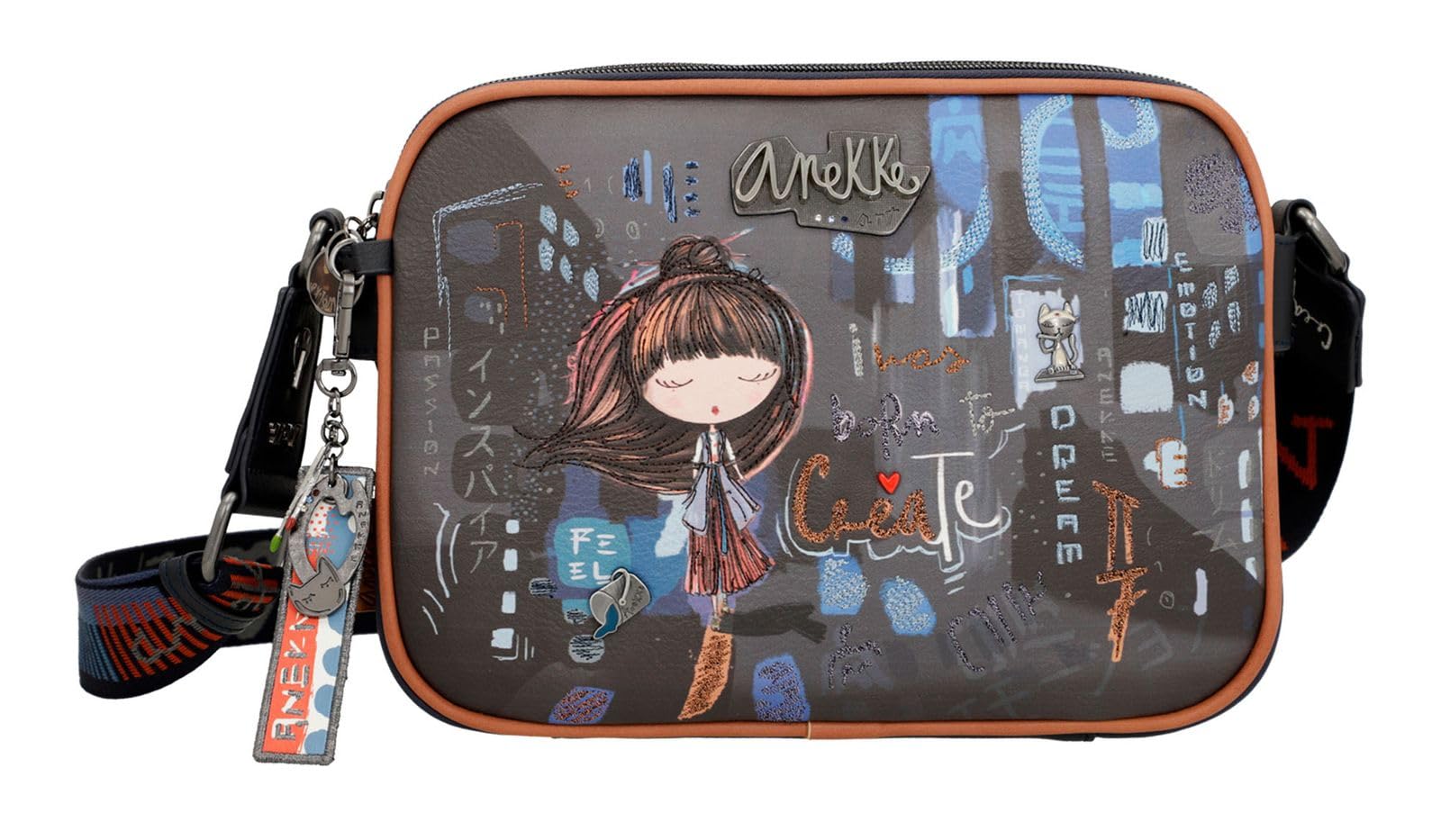 Sac bleu Anekke Contemporary 37803-188, l'histoire d'un voyage artistique