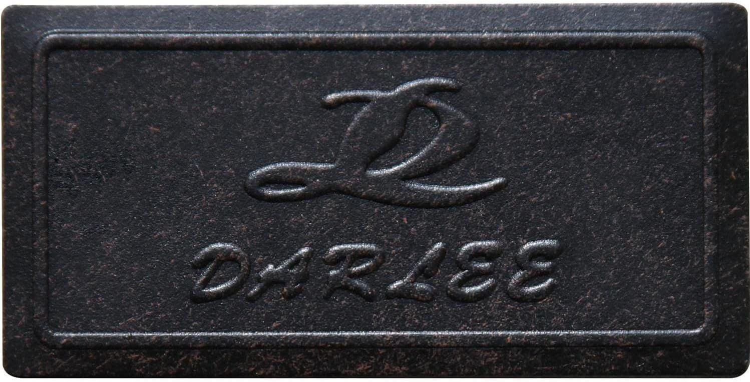 Darlee Classic Cast Aluminum Round Backless Patio Swivel Counter Height Bar Stool - Antique Bronze