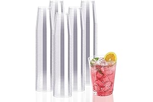 Durable 10oz Clear Disposable Plastic Cups