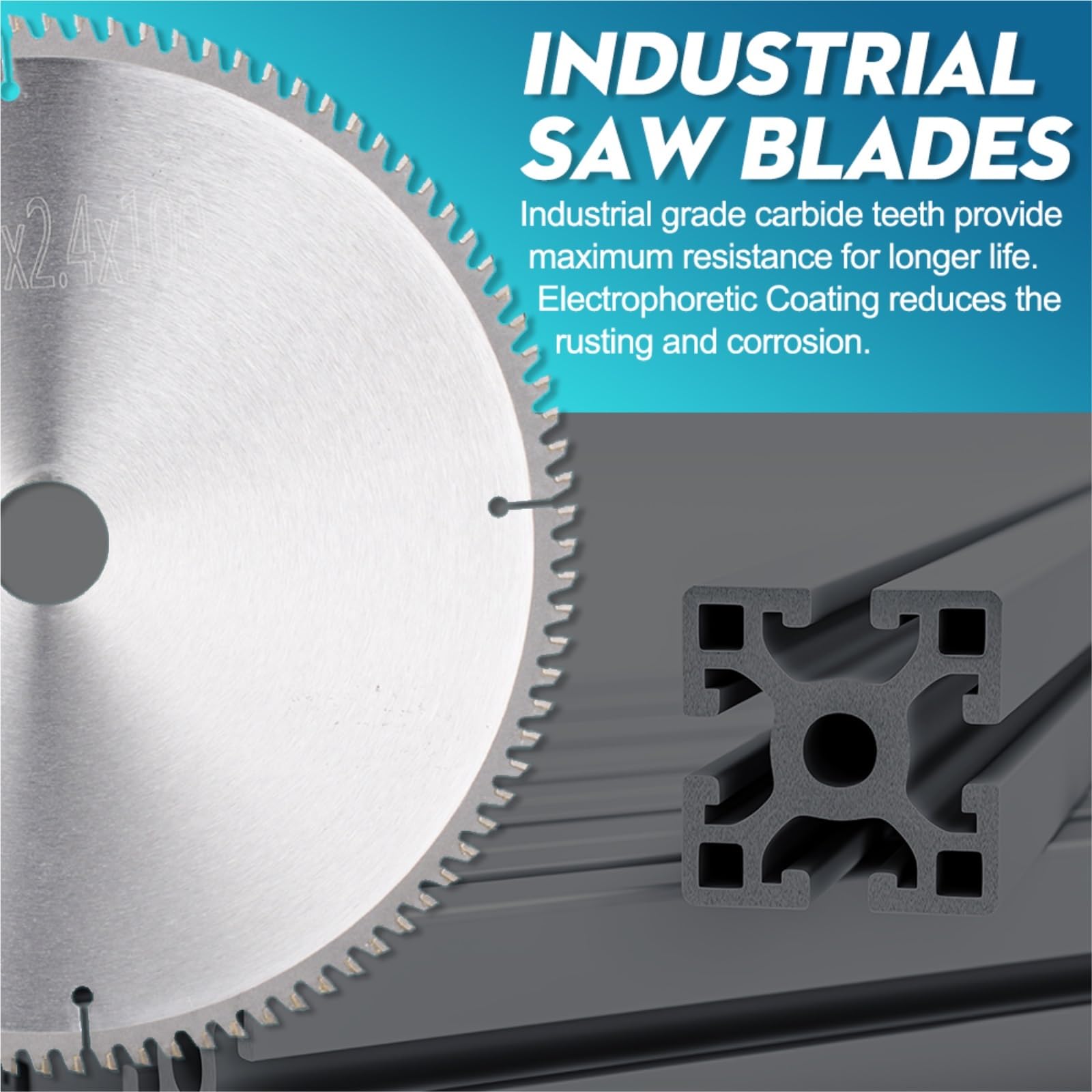 Brzeszczot do cięcia metalu 1PC brzeszczot aluminiowa tarcza tnąca węglik okrągły do ​​cięcia drewna z metali nieżelaznych 115/190/235/250/260/305mm(305x30x2.6x100T)