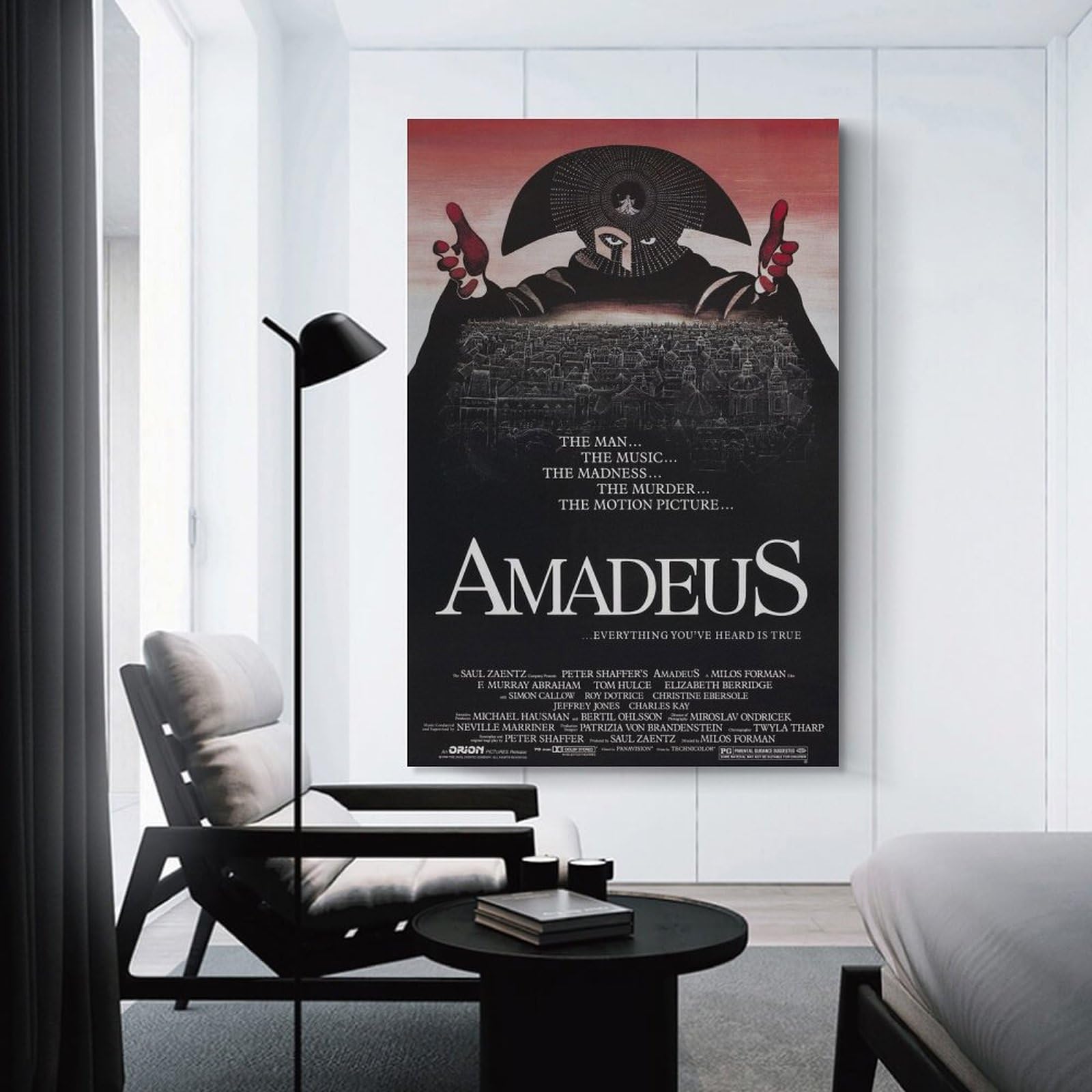 Amazon.co.jp: アマデウス 映画ポスター Amadeus プリント キャンバス 