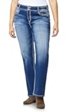 Luscious Curvy Bootcut Jeans for Women Mid-Rise Insta Stretch Denim, Size Inclusive Juniors Jeans, Sizes 0 to 24