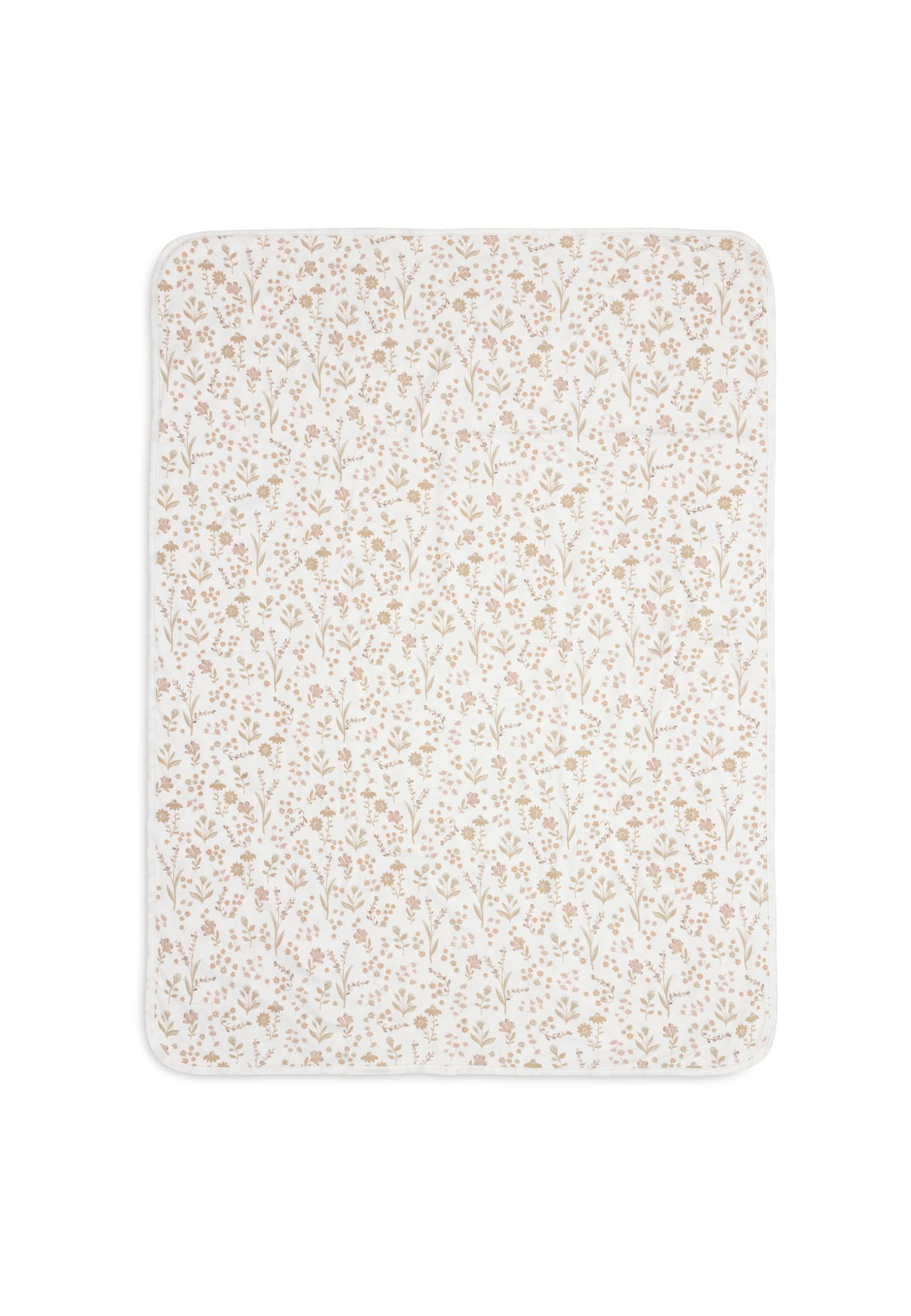 Jollein Bloomy kocyk niemowlęcy z dżerseju – 75 x 100 cm – 100% bawełna – do kołyski dla niemowląt – 1.0 TOG – certyfikat Öko-Tex – miękki dżersej