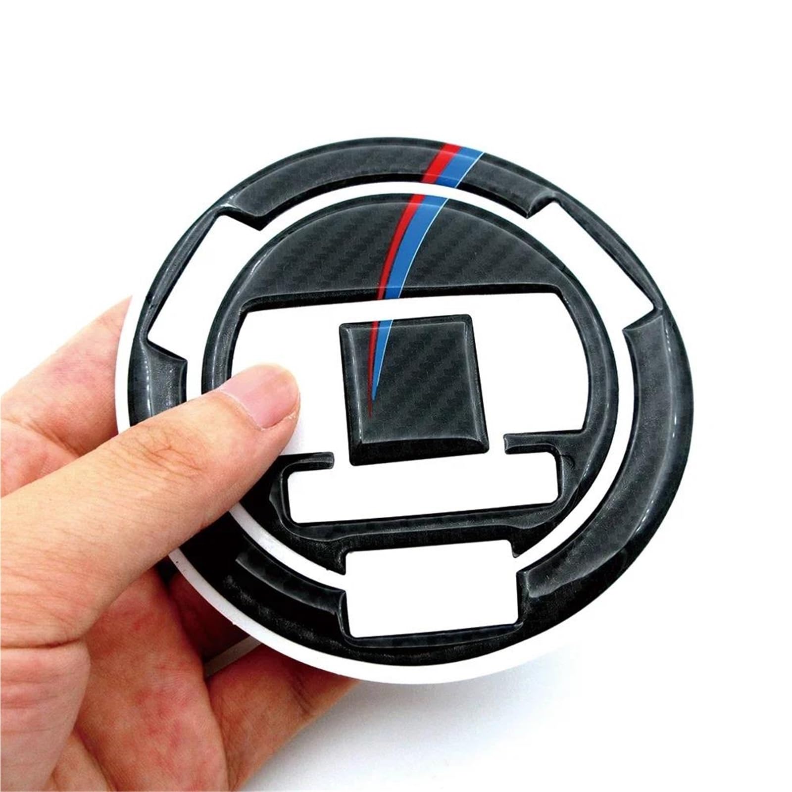 Jganrf One Color Motorcycle Gas Fuel Tank Cap Cover Pad Protector Decals For S1000rr S1000r S1000 Rr Hp4 3D Carbon Fiber Stickers