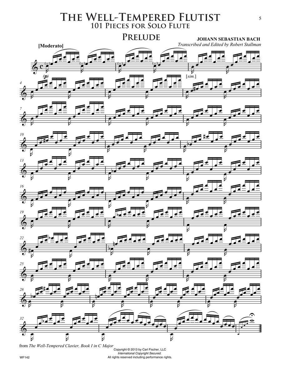 The Well-Tempered Flutist: 101 Pieces for Solo Flute