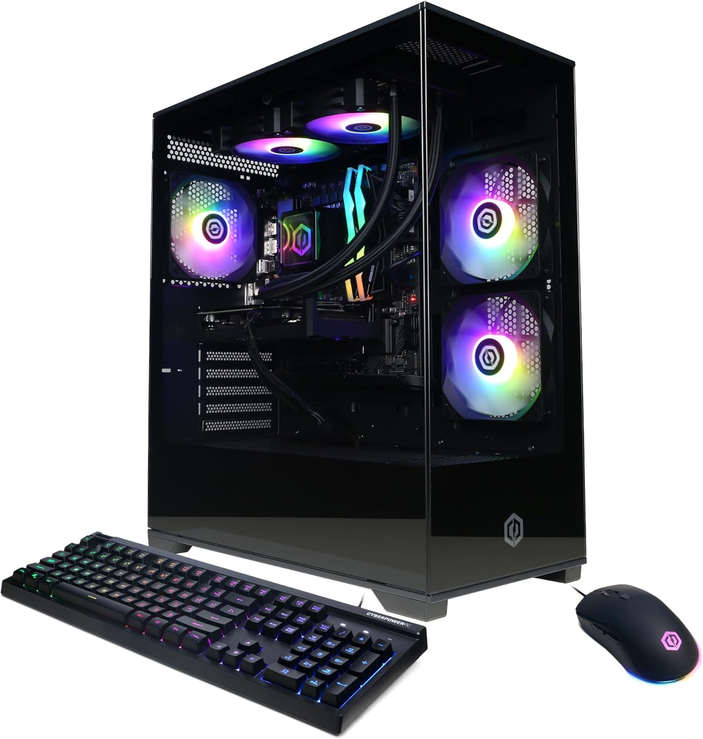 CyberPowerPC Gamer Supreme Gaming PC, Intel Core i9-14900F 2.0GHz, GeForce RTX 5060 Ti 16GB, 32GB DDR5, 2TB PCIe 4.0 SSD, WiFi Ready & Windows 11 Home (GXiVR8720A12)