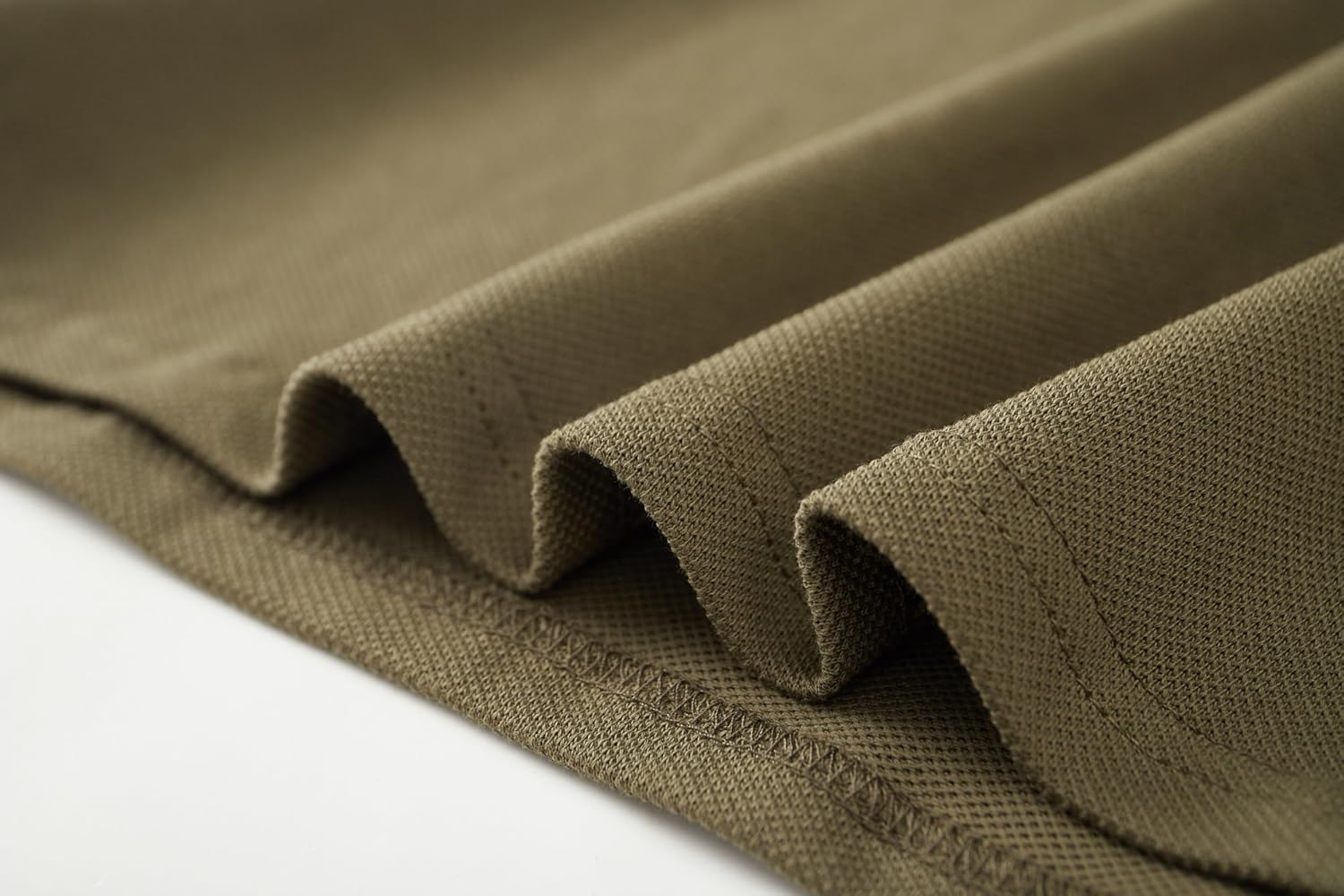 VEIISAR Men's Heavy Weight Crew Neck 100 Cotton Pique Thick T-Shirt - Image 7