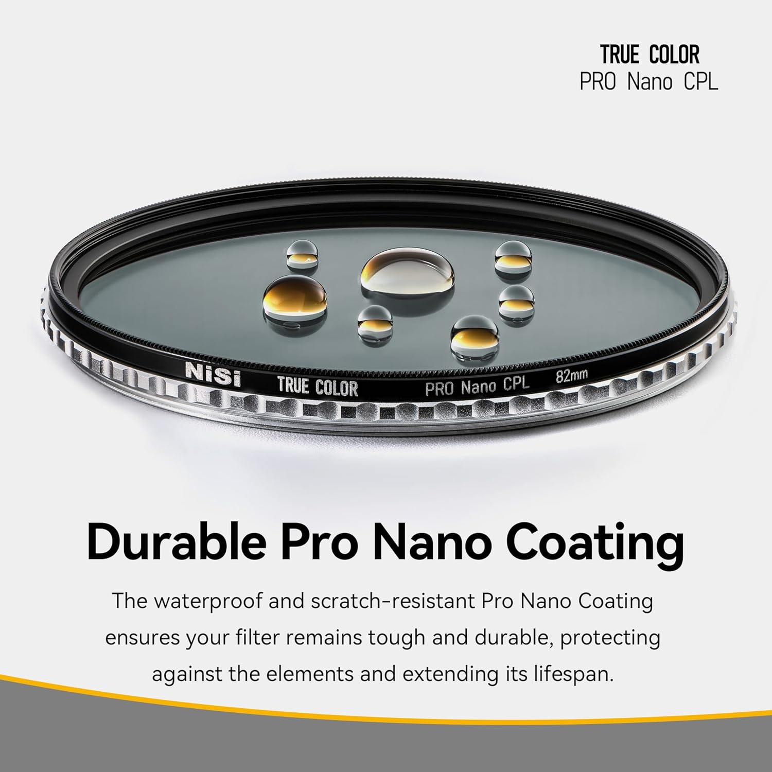 NiSi, 82mm True Color CPL w/ Ultra Low Pro Nano Coating and CINE Seal Tech for Camera Lens - Circular Polarizer Filter Camera Accessories for Photography Use - Polarized Film Electronics Essentials