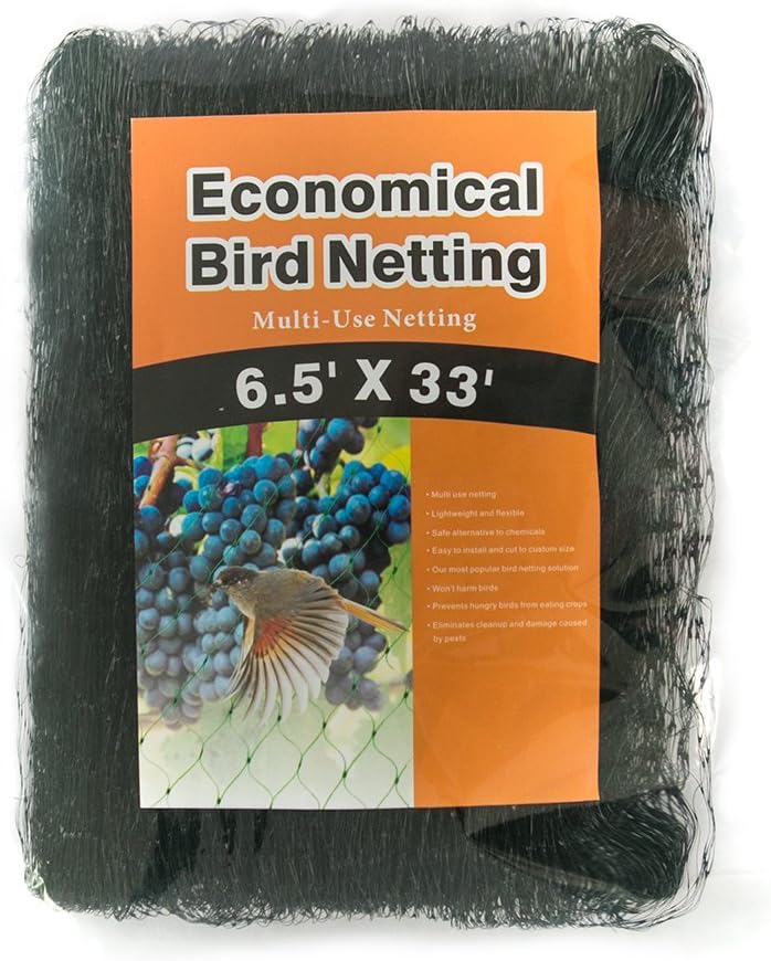 Green House Economical Bird Netting 6.5-Ft by 33-Ft