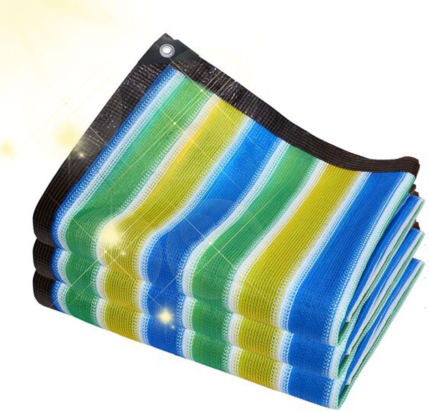 Shade Net for Patio 1x6m, Shade Cloth for Patio, Sun Shade Netting for Garden, Sunshade Net Outdoor, Sunshade Cloth with Grommets, for Plants, Greenhouse, Patio, Chicken Coop, Tomatoes Sun