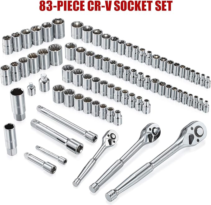 Kit de Herramientas Mecánicas 438 Piezas con Caja de Metal 3 Cajones miniatura 3