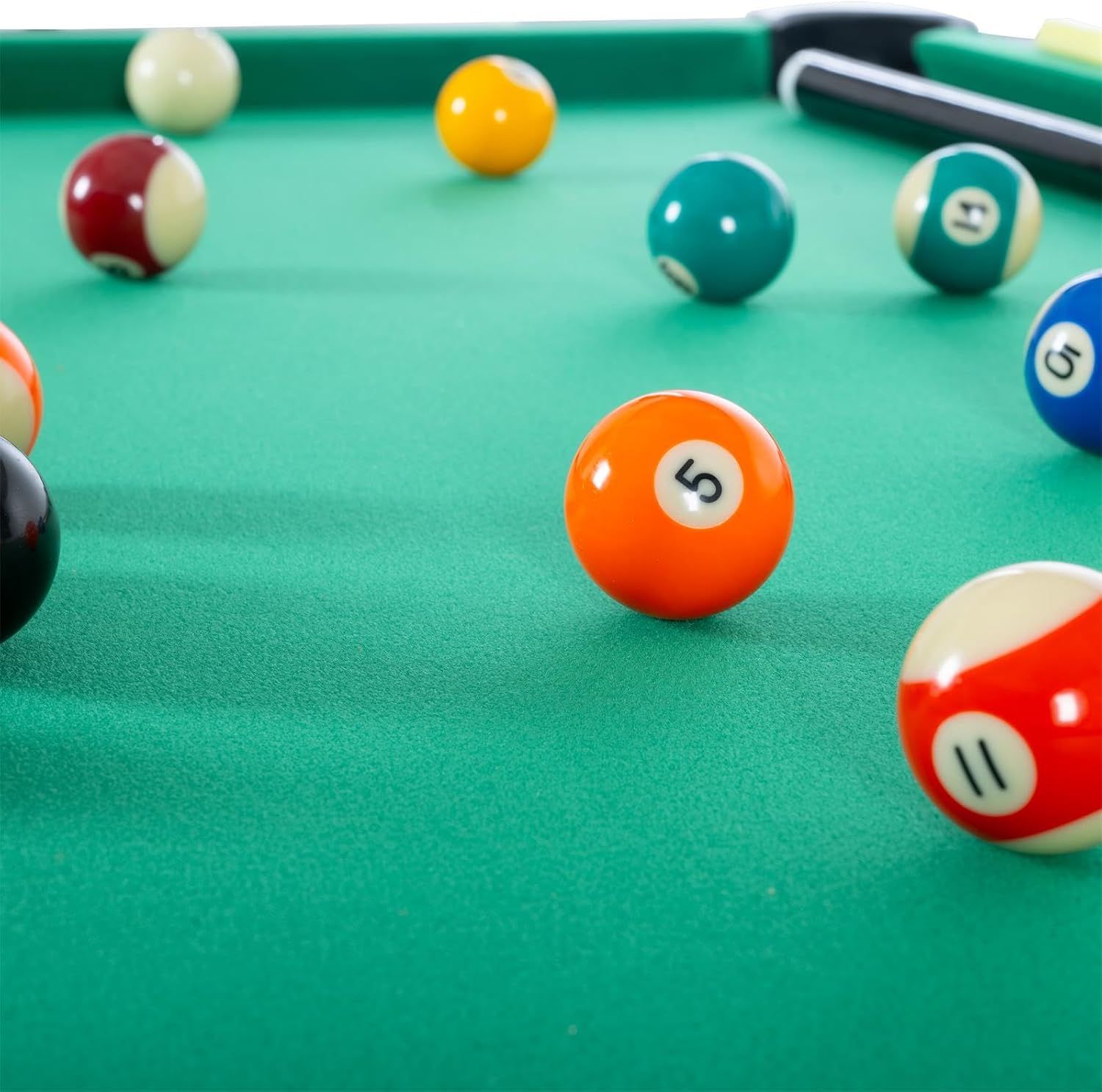 3 in 1 Pool Table Ping Pong Dining Table Combo,63.8 Foldable Billiard Tables/Table Tennis, Multi Game Table, with Billiard and Tennis Paddles Accessories
