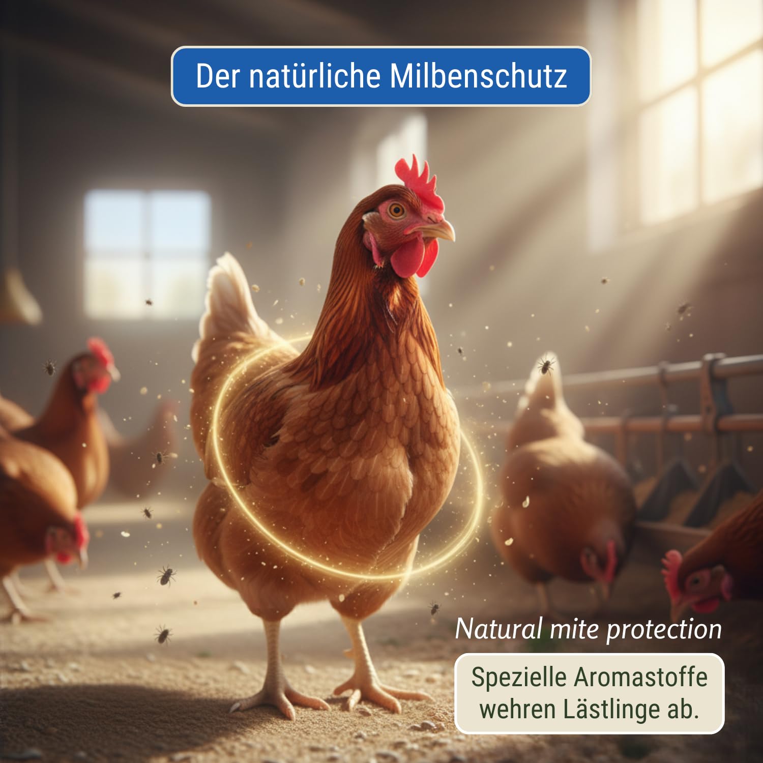 Leimüller Mangime per galline ovaiole 25kg - Antiparassitario con agrumi & erbe, Alta accettazione, Uova resistenti, Senza OGM - Prodotto in Austria