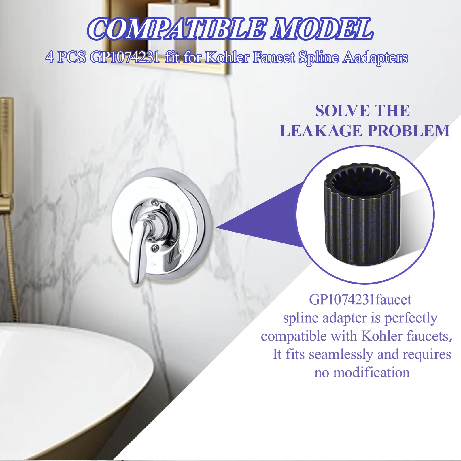Do GP1074231 ADAPTERY Spline 4PACK