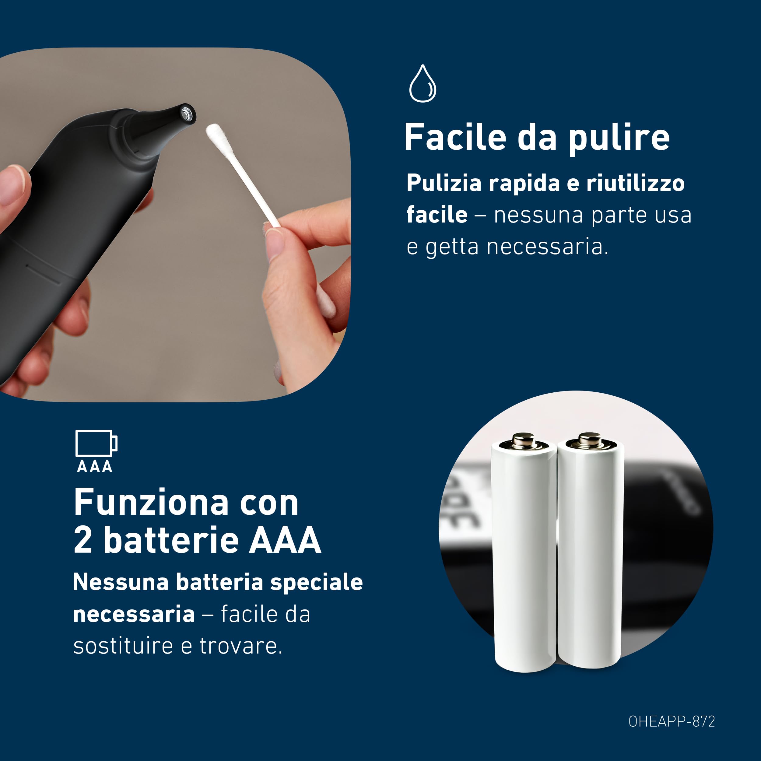 OMRON Gentle Temp 533, Termometro auricolare per misurazioni rapide e accurate senza contatto in 1 secondo, Termometro auricolare bambini e neonati preciso, silenzioso e senza bisogno di coprisonda