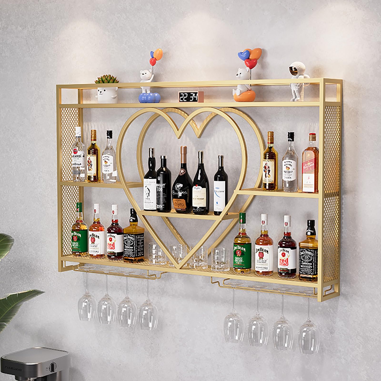 Étagère murale pour cuisine et salle à manger : le casier à vin moderne