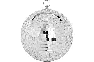 Glimmering 8" Disco Ball: Illuminate the Night with Reflected Brilliance