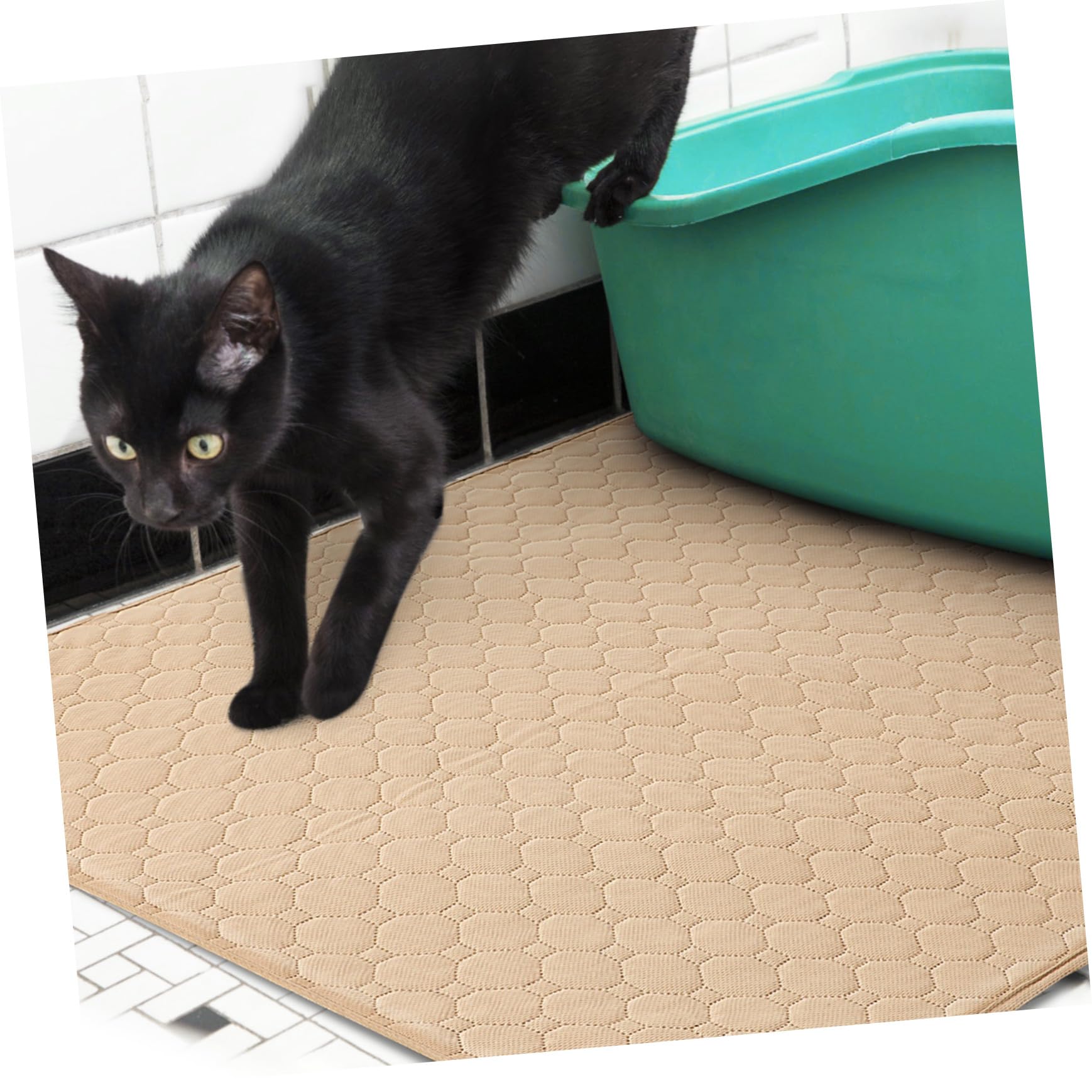 Toddmomy 2 pezzi Tappetini Assorbenti Antiscivolo per Cani e Gatti Lavabili in Lavatrice Protezione per Addestramento e Cuccia Base Antiscivolo per Pavimenti e Superfici