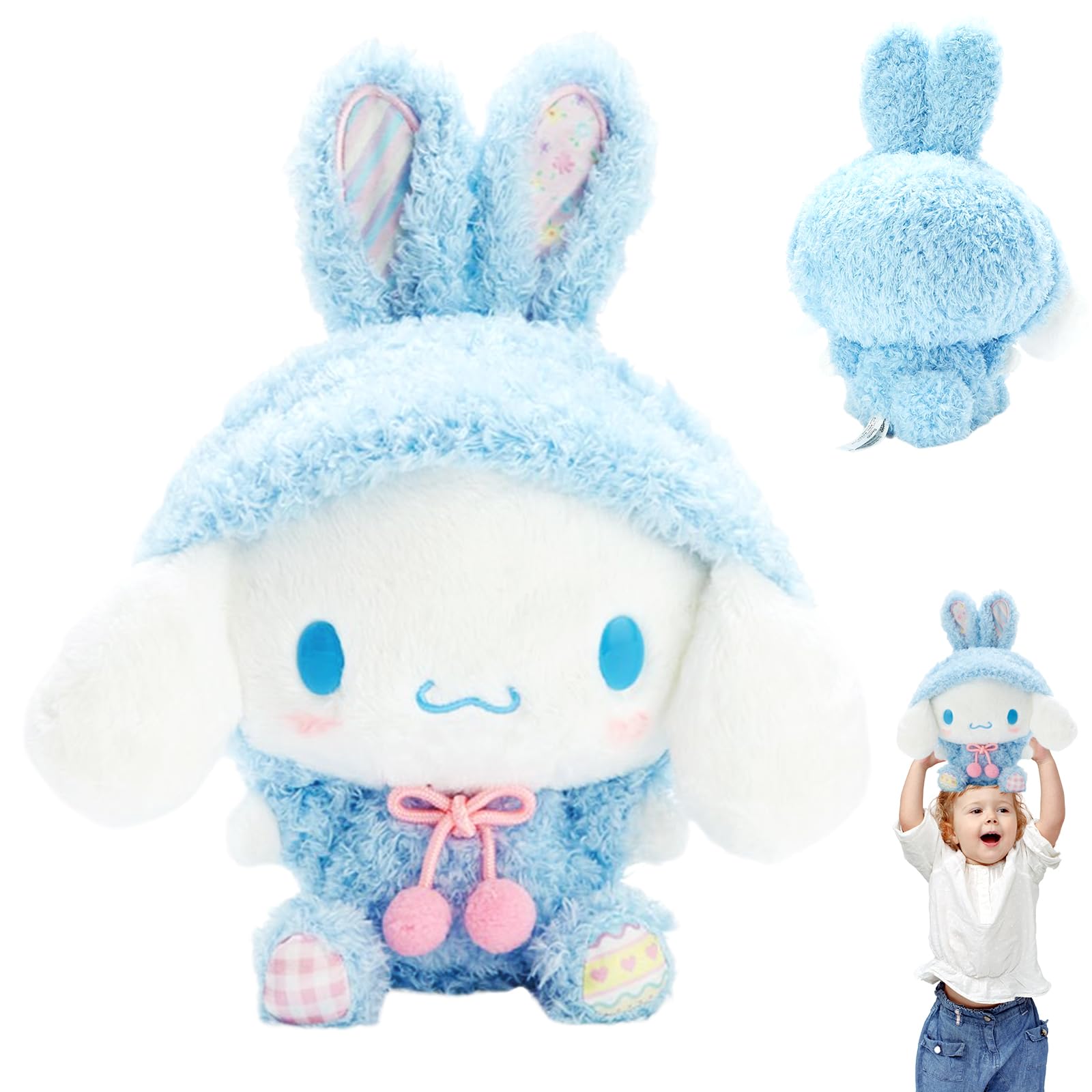 Nhcuijun C-innamoroll Plush T oy is a Soft and Cuddly P lush T oy, Toddler Toy, Children's P lush Toy, Cute Soft Toy For Girls and Boys (blue)