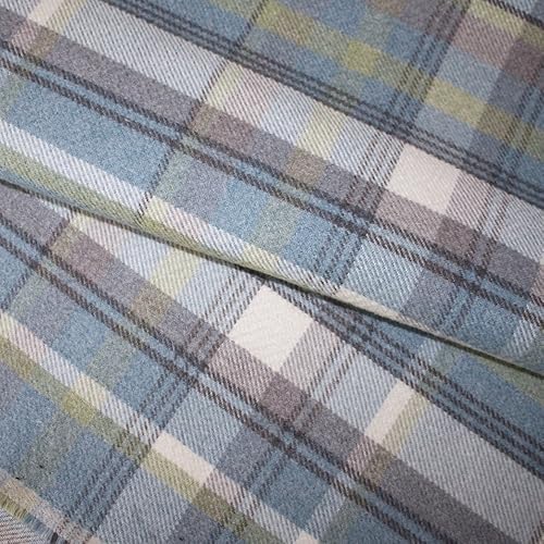 Blue Check Curtains Amazon Co Uk