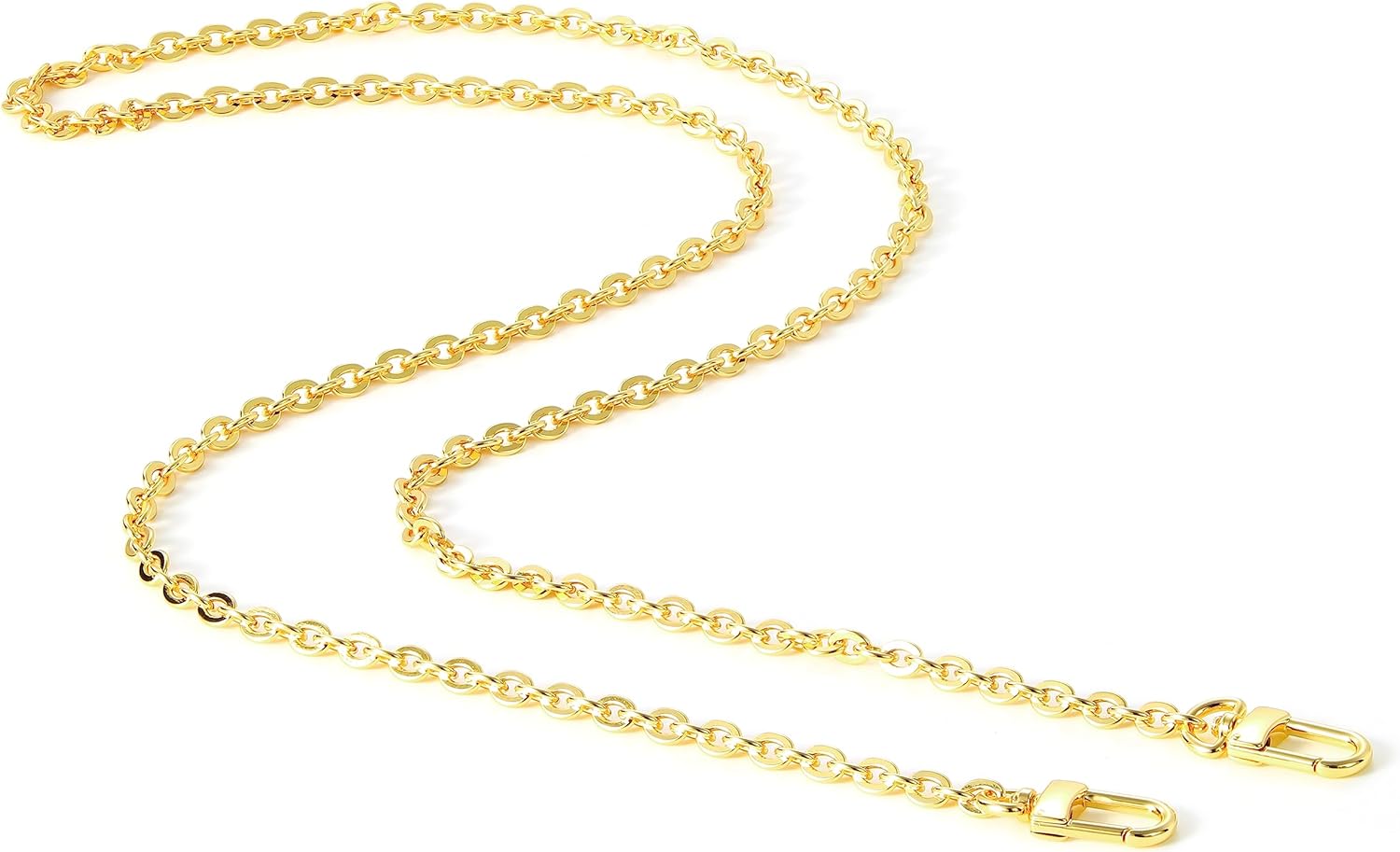 Purse Chain Strap Crossbody Bag Strap 110cm Gold