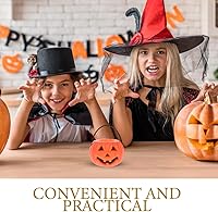 Vista 7 de Cabilock 12 mini cubos de dulces de Halloween, brujas de plástico, caldero, caldero, caldero, calabaza, fantasma, mini cubos, novedosos recuerdos