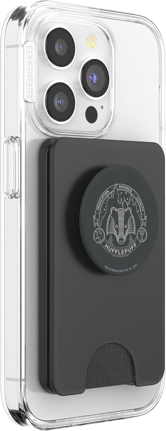 Harry Potter Hufflepuff Badge PopSockets PopWallet for MagSafe