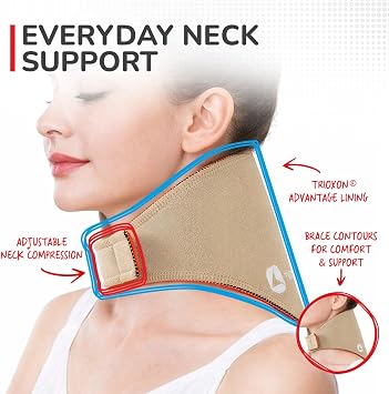 Thermoskin Neck Wrap, Beige, Small