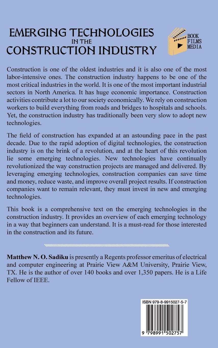 Emerging Technologies in the Construction Industry