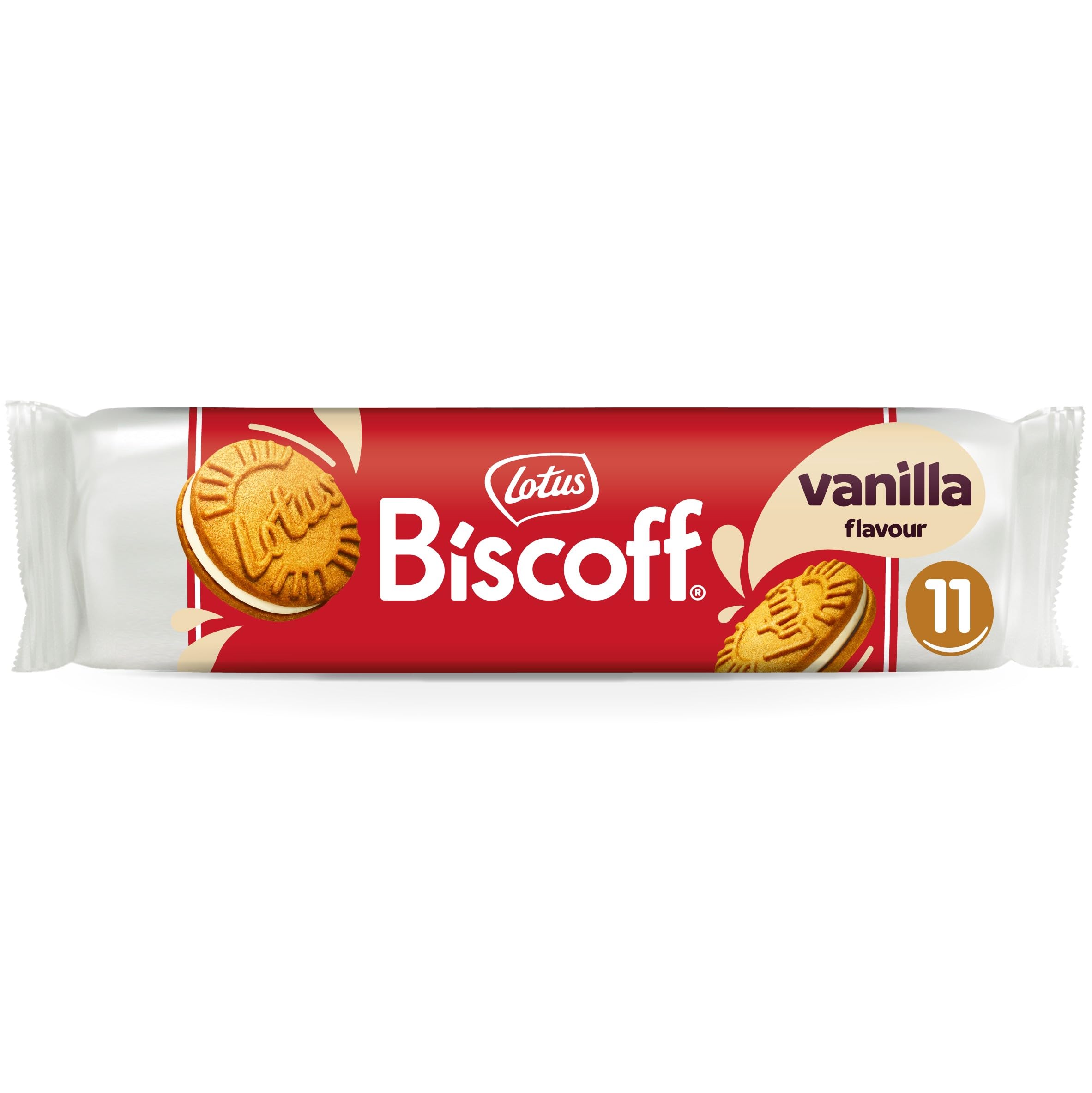 Biscoff Lotus Belgian Speculoos | Sandwich Cookies | Vanilla Cream | Non-Gmo And Vegan | 110G | Pack Of 1