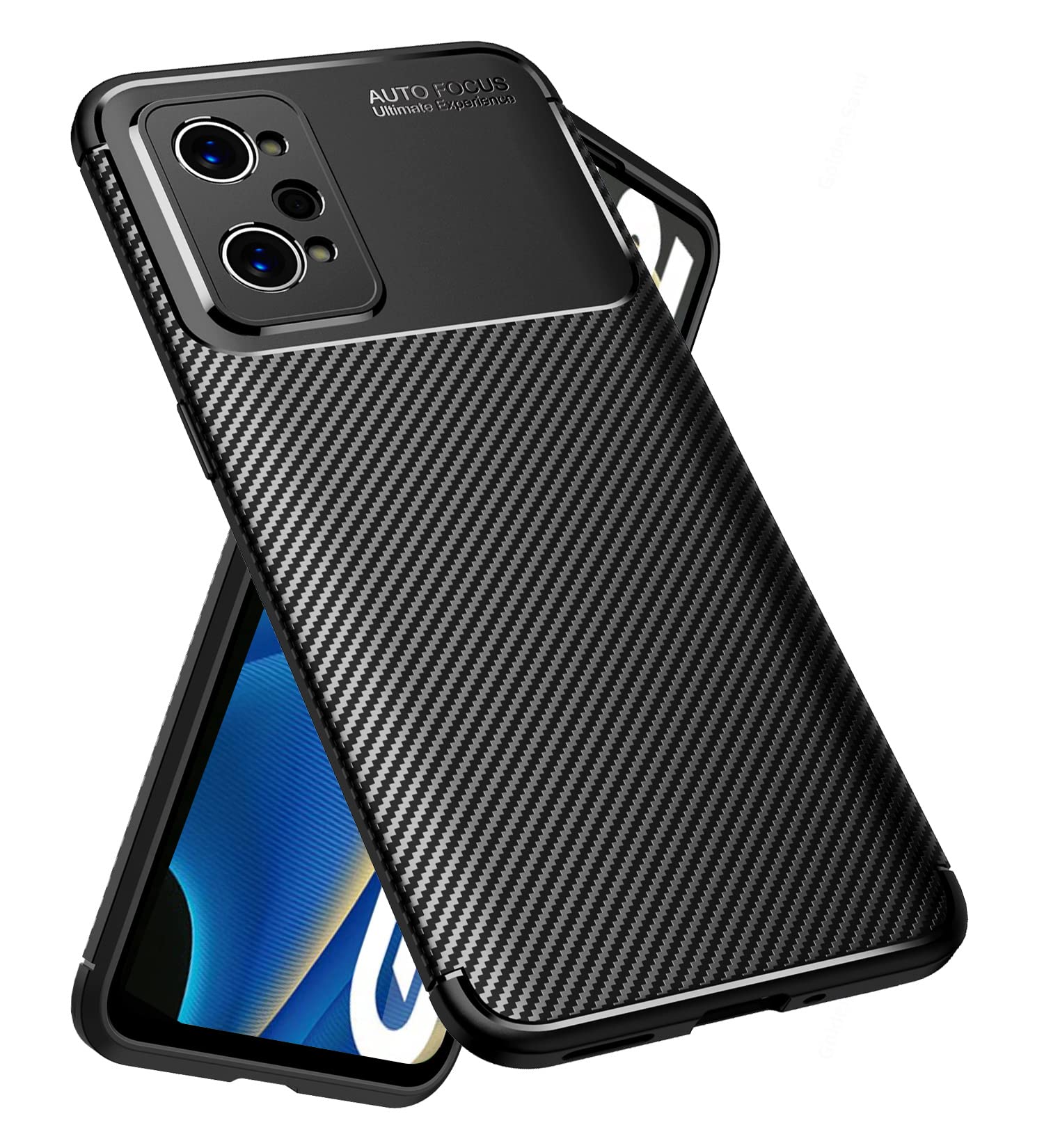 Golden Sand for Realme GT Neo 3T, Realme GT 2, Realme GT Neo 2 Back Cover Drop Tested Shock Proof Slim Armor Aramid Carbon Fibre Rugged TPU Case, Black (B09KNP9ZK3) Amazon Price History, Amazon Price Tracker