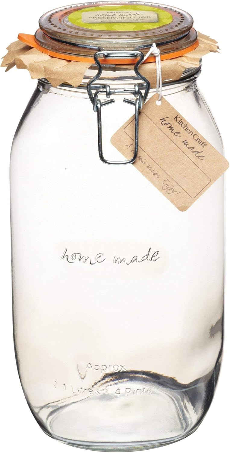 Home Made Glass 2.1 Litre Preserving Jar by Kitchen Craft