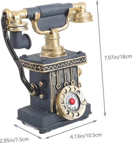 Miniatura 2 de Ciieeo Modelo de teléfono en miniatura resina decoración para el hogar Mini adorno de teléfono para casas en miniatura de bricolaje