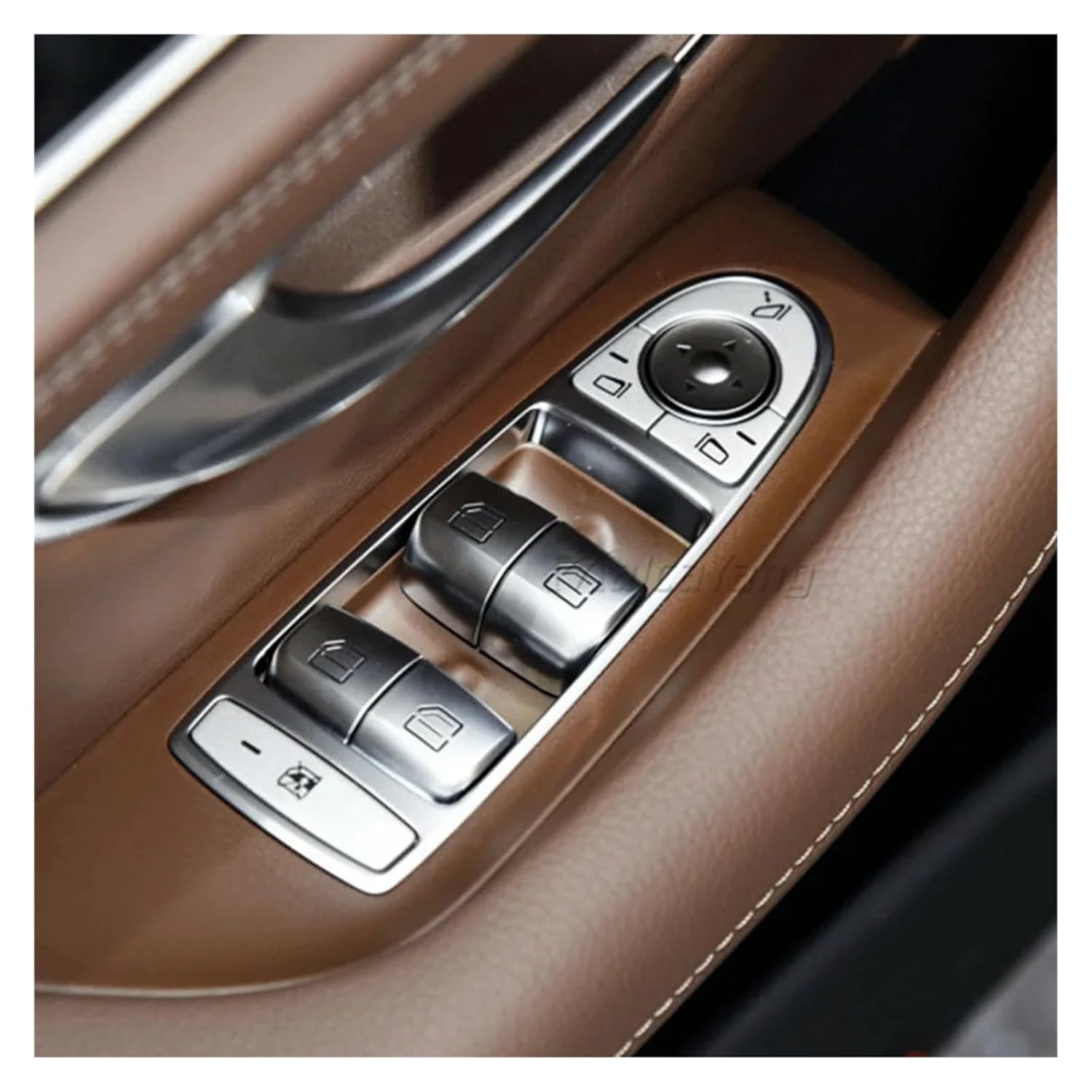 2229056800 2059056811 Power Window Switch Compatible with Mercedes Benz W213 W222 E Class 4 Door Saloon(Beige)