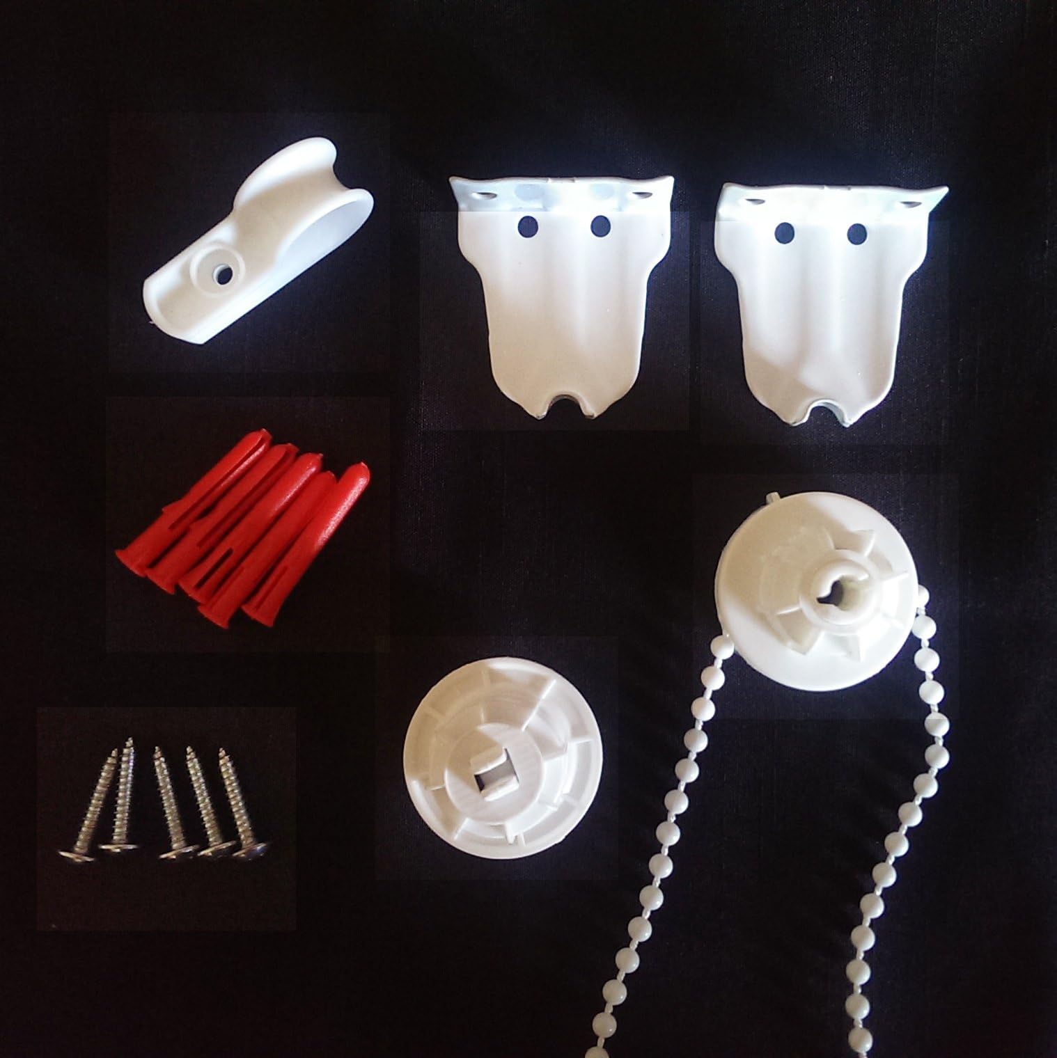 Roller Blind Fitting Kit & Safety Kit - Fits 25mm (1") Blind Tube*Metal brackets