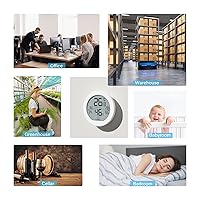 Vista 6 de SECRUI Termómetro higrómetro