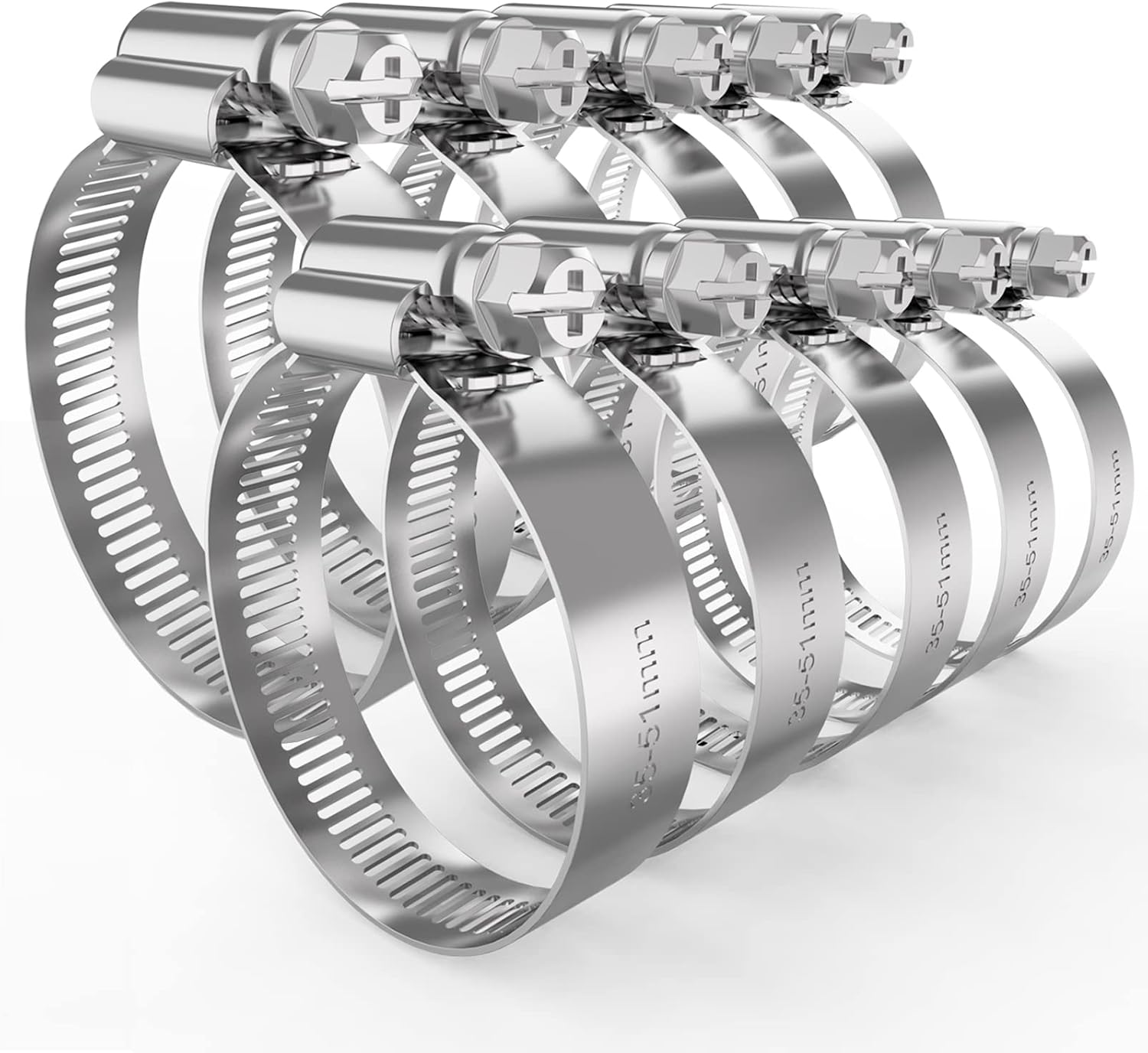 Schlauchschellen Set - 60-teilig Mit Zange Für Auto, Garten Und Gasinstallationen