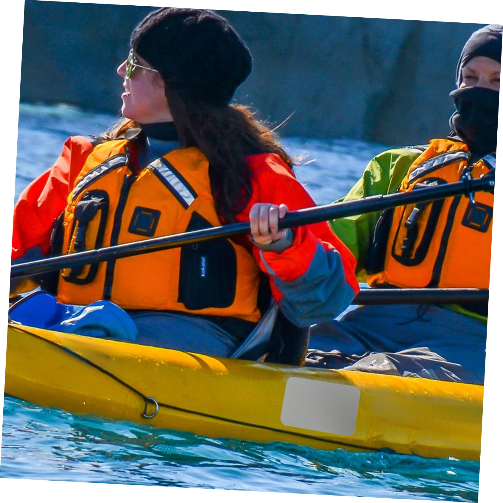 HANABASS Subvention pour La Réparation De Kayaks Patch Kayak Canoë Gonflable Kayaks Gonflables Ruban De Réparation Ruban Étanche PVC De Protection De l'environnement Light Grey