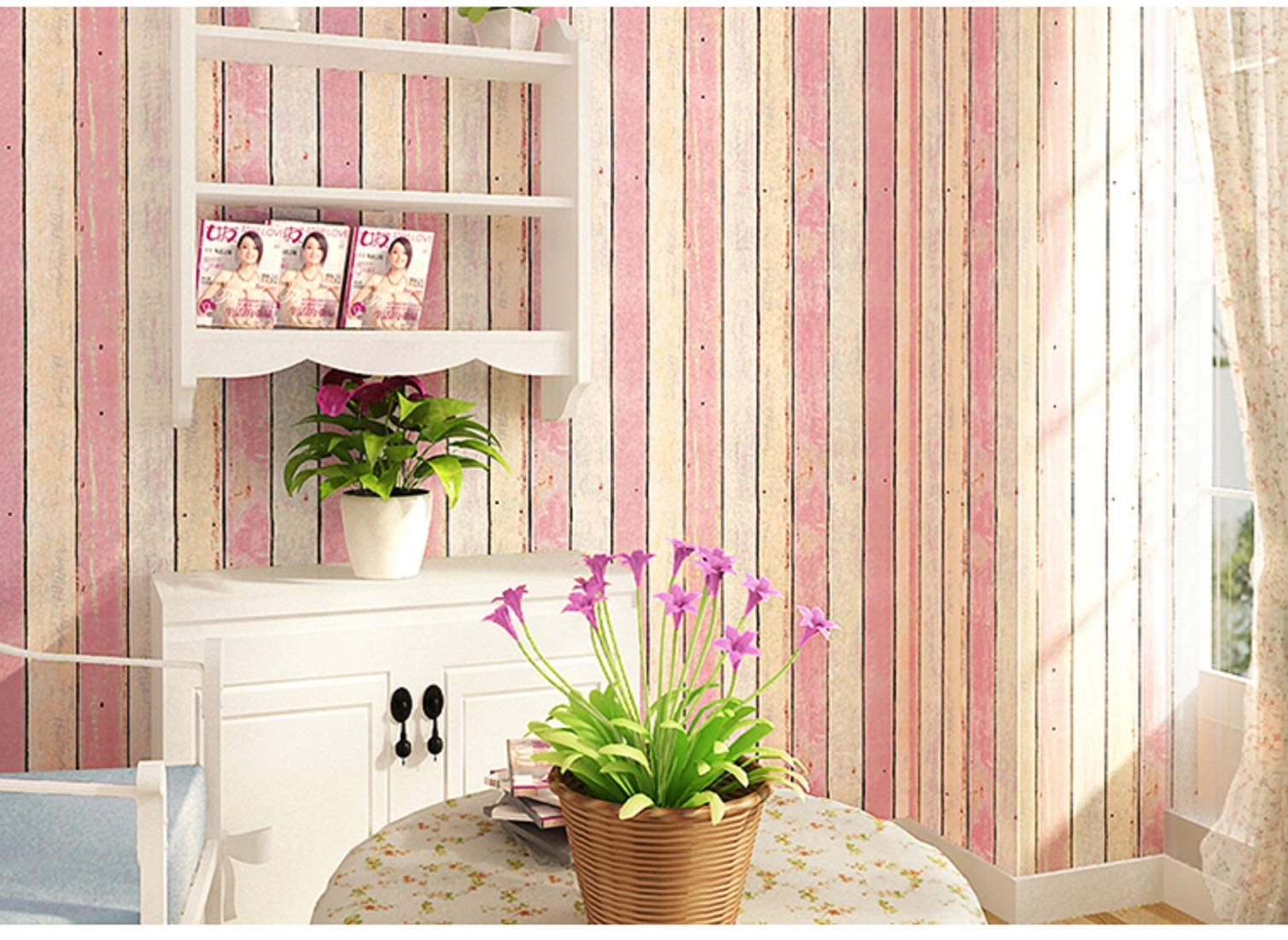 Indian Royals Wooden Strip Wallpaper for Furniture, Wooden Wallpaper, PVC Wallpaper, Door Wallpaper Waterproof, Wood Wallpaper, Wooden Wallpaper for Walls (200 x 45 cm) (B07VHLV5NX) Amazon Price History, Amazon Price Tracker