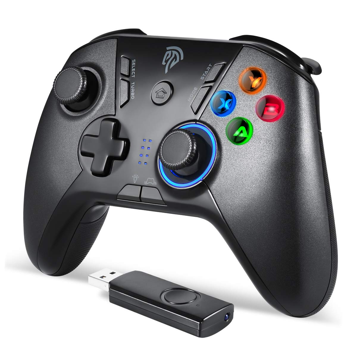 Clé USB Récepteur 2.4GHz EasySMX X15 – Nano Dongle Officiel Pour Manette Sans Fil PC/Switch (Manette Non Incluse)