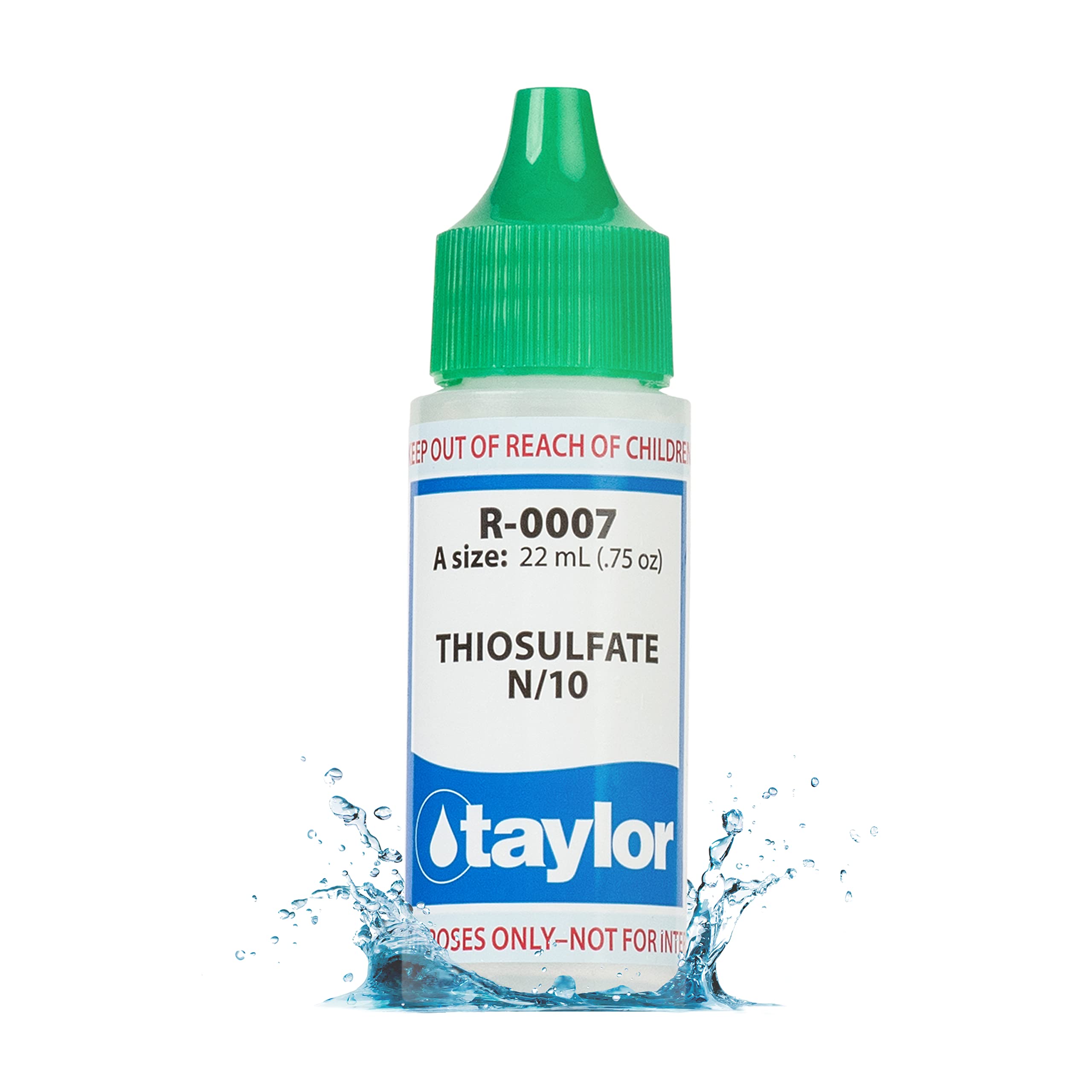 TAYLOR TECHNOLOGIES INC R-0007-A THIOSULFATE #7 N/10 3/4 OZ