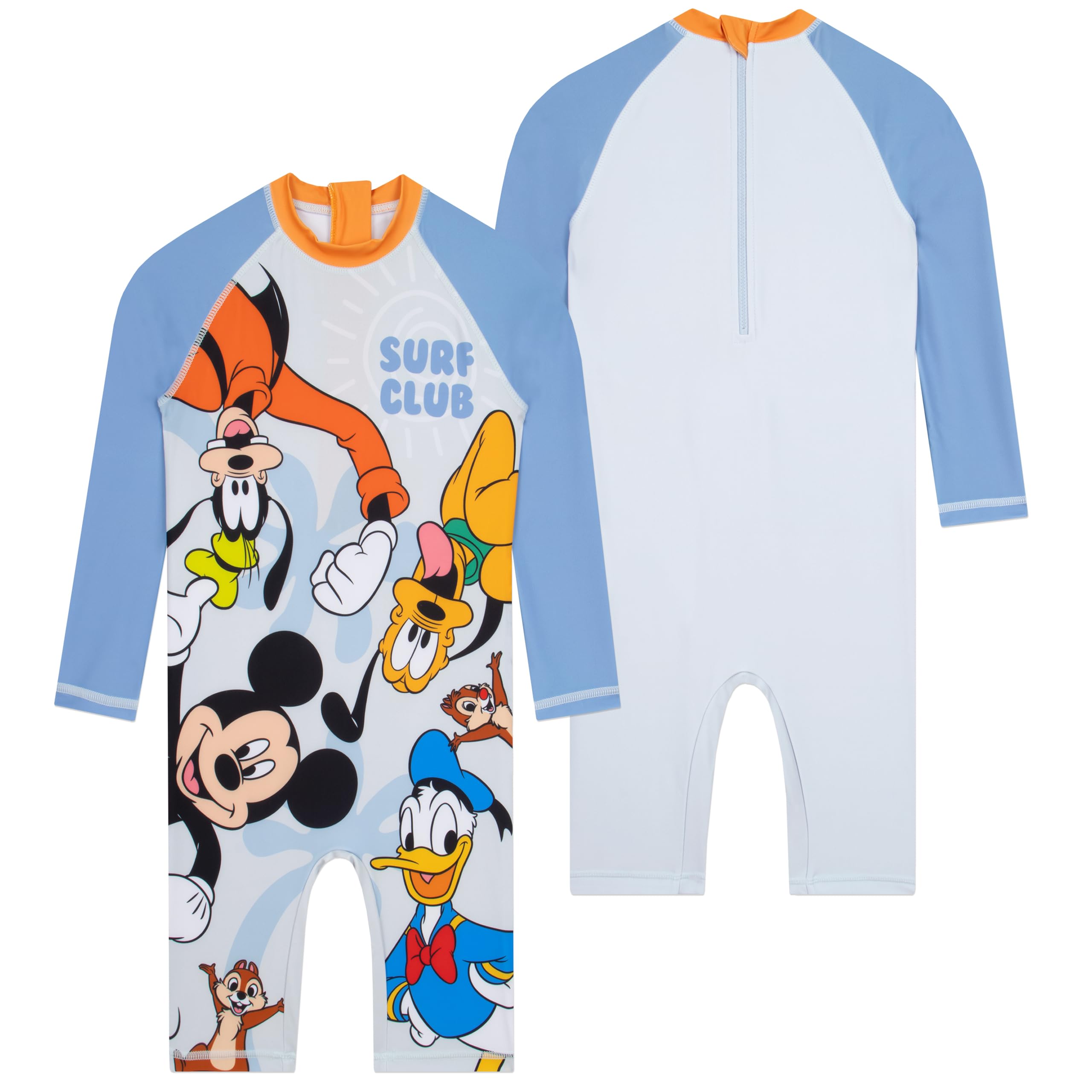 Disney Mickey Mouse Schwimmanzug Kinder, Mickey & Friends Schwimmanzug Jungen All-in-One, Badeanzug Jungen für Strand